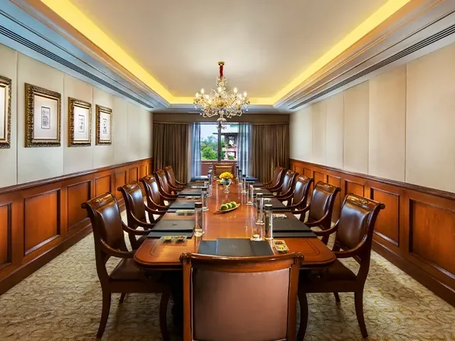 Private meeting room at The Leela Palace Bengaluru